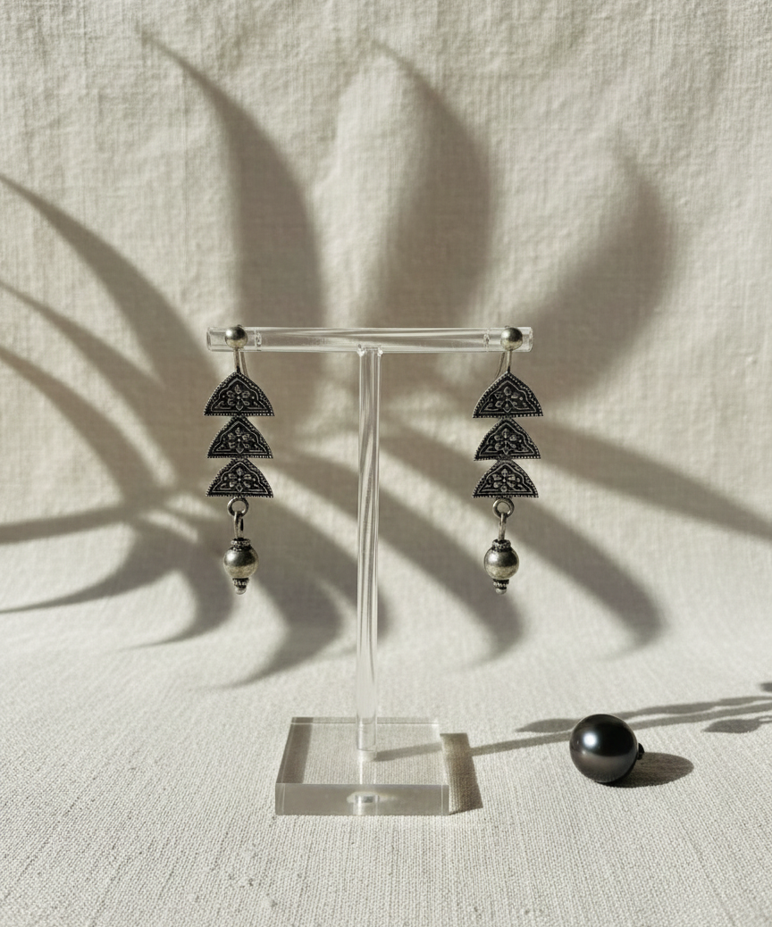 silver women earings