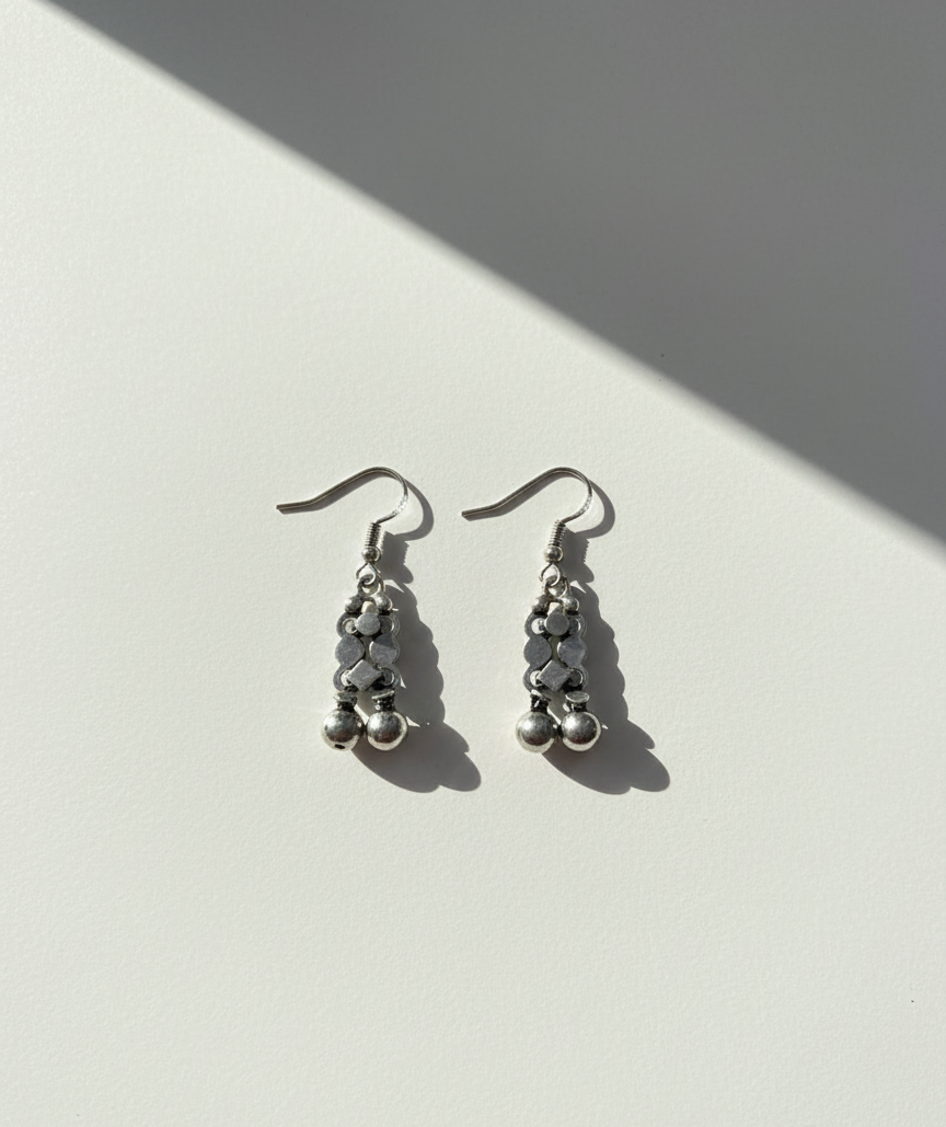 silver women earings