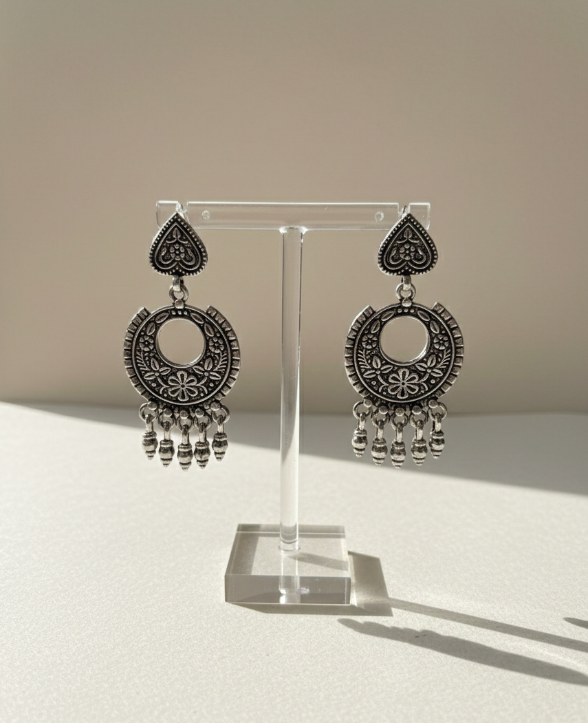 silver women earings