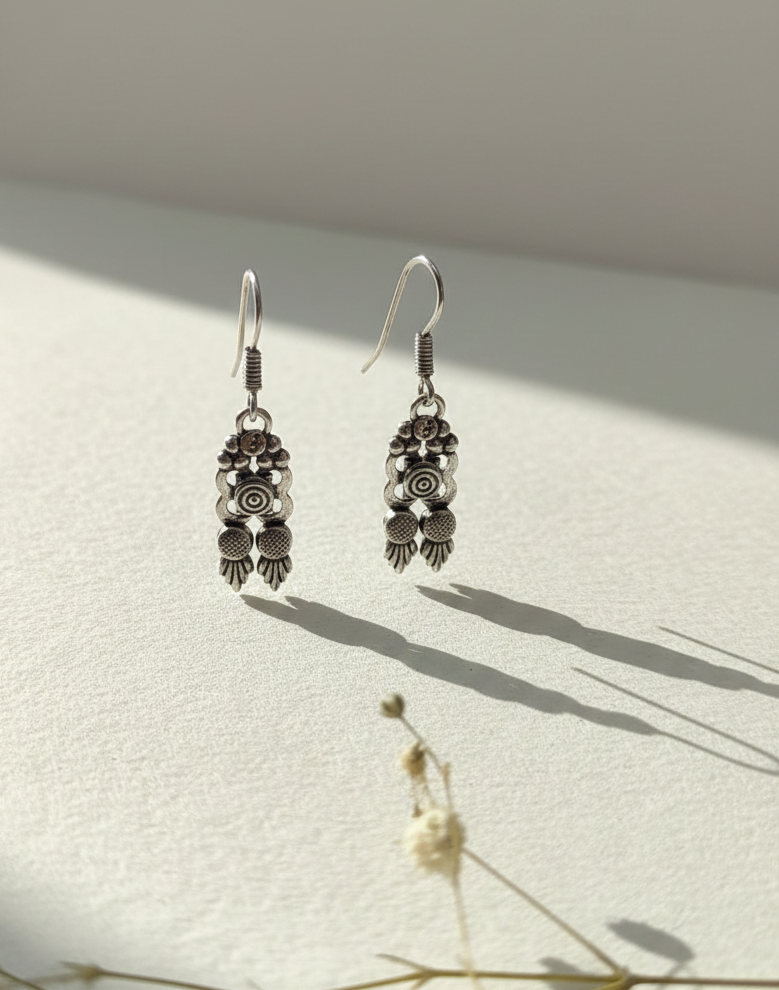 silver women earings