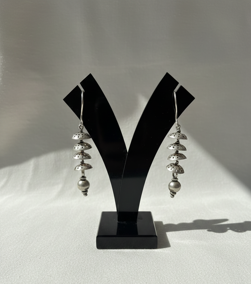 silver women earings