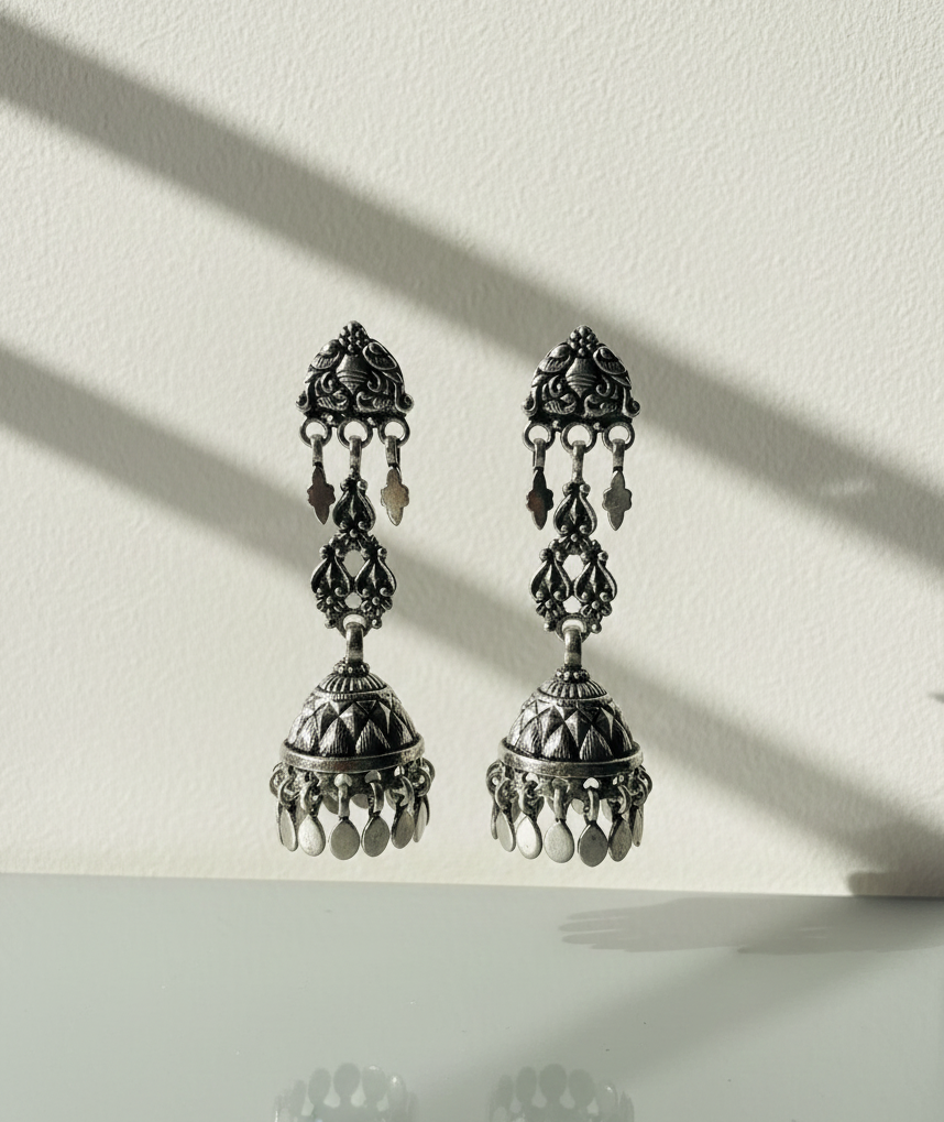 silver women earings