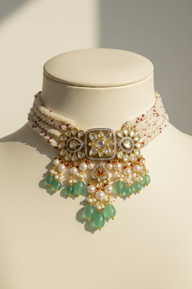 kundan chick set