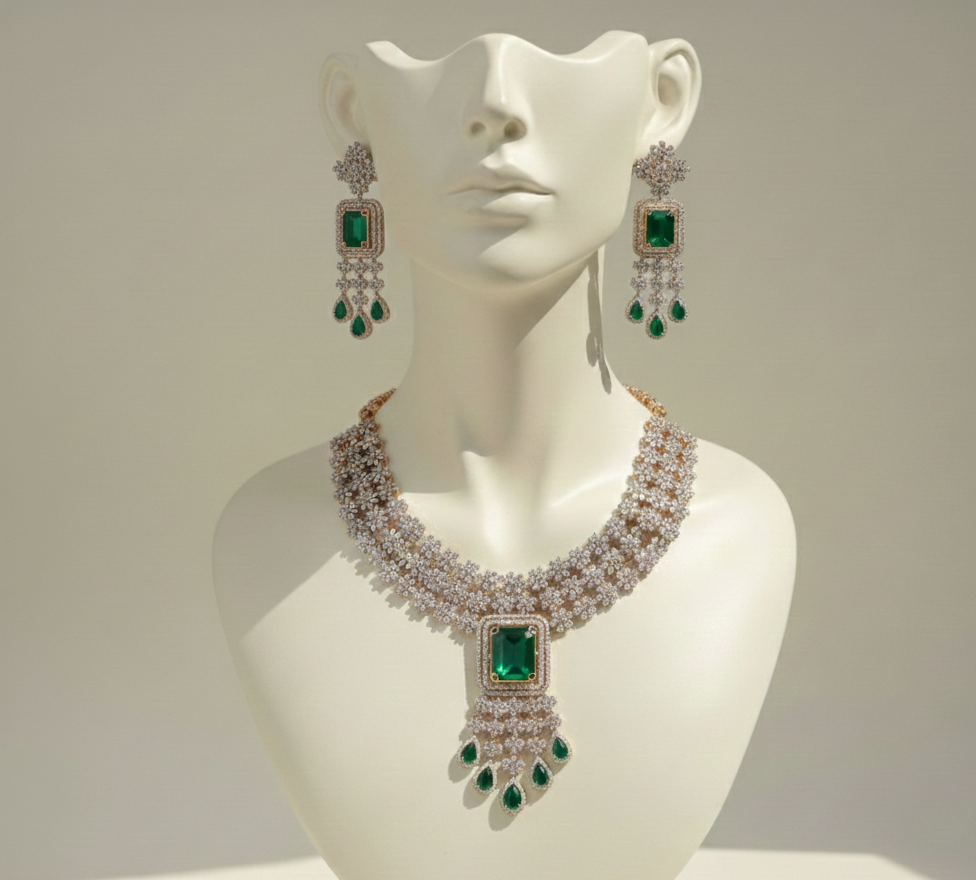 real dimond beautiful dimond neckless