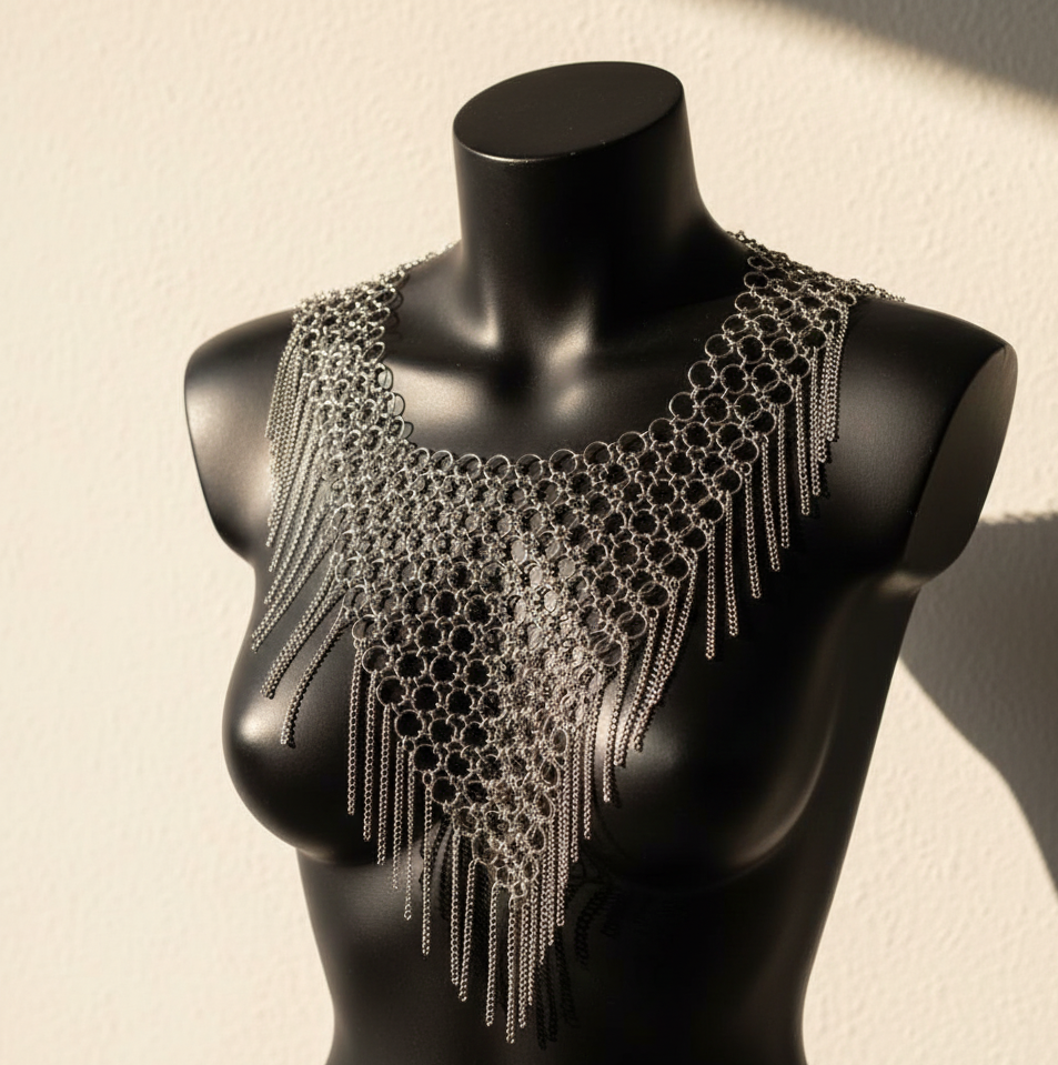 sivler body neckless