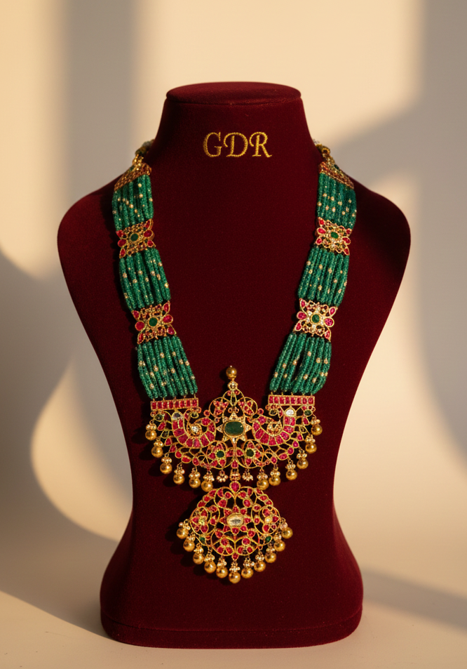 22k proper jadau kundan harra