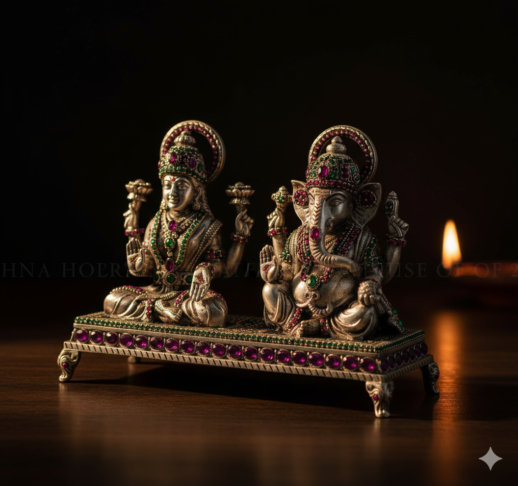 purl silver idol for puja