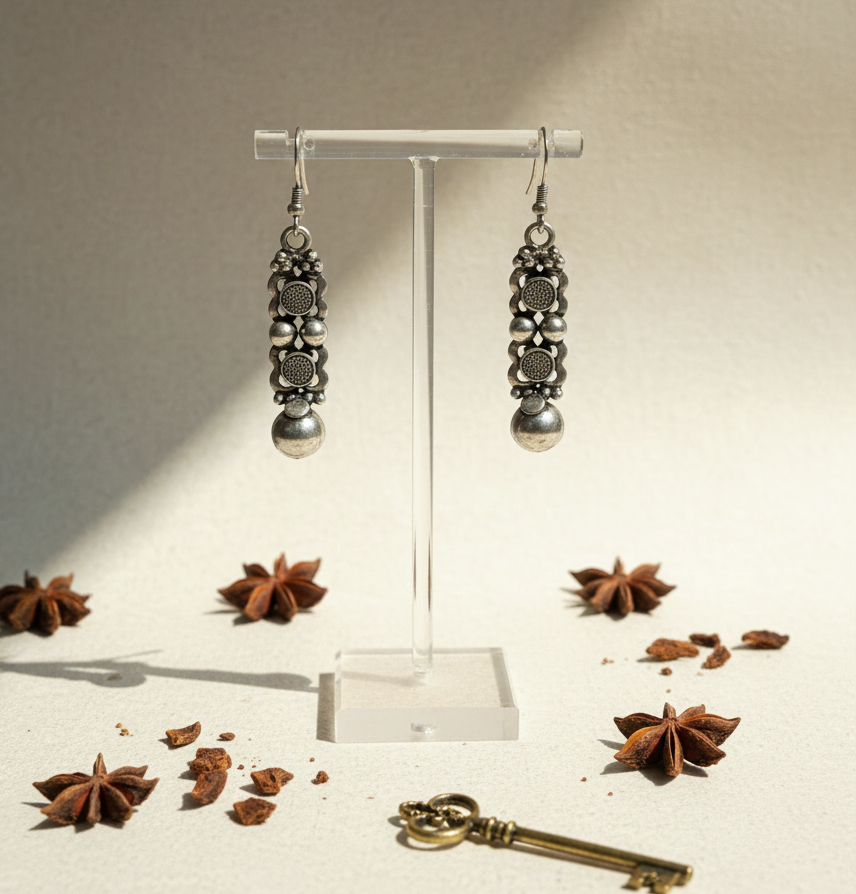 silver women earings