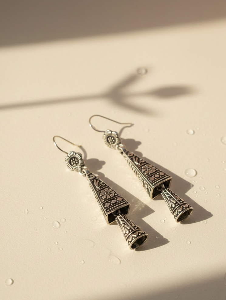 silver women earings