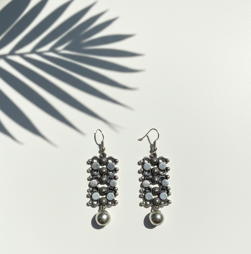 silver women earings