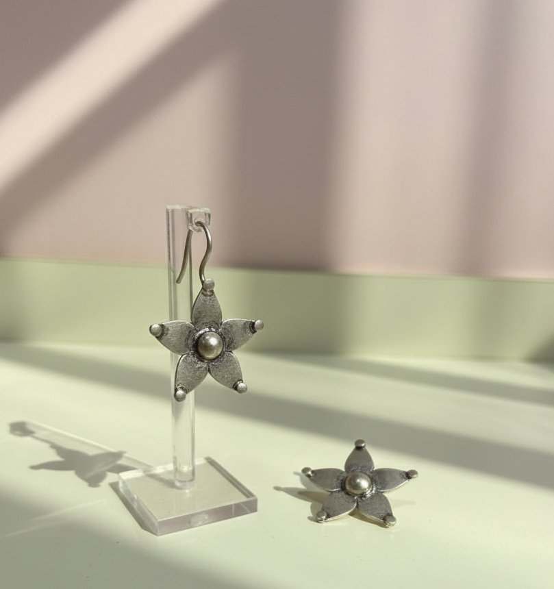 silver women earings