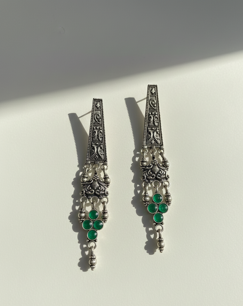 silver women earings