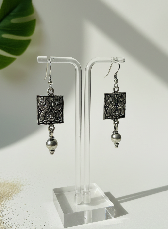 silver women earings