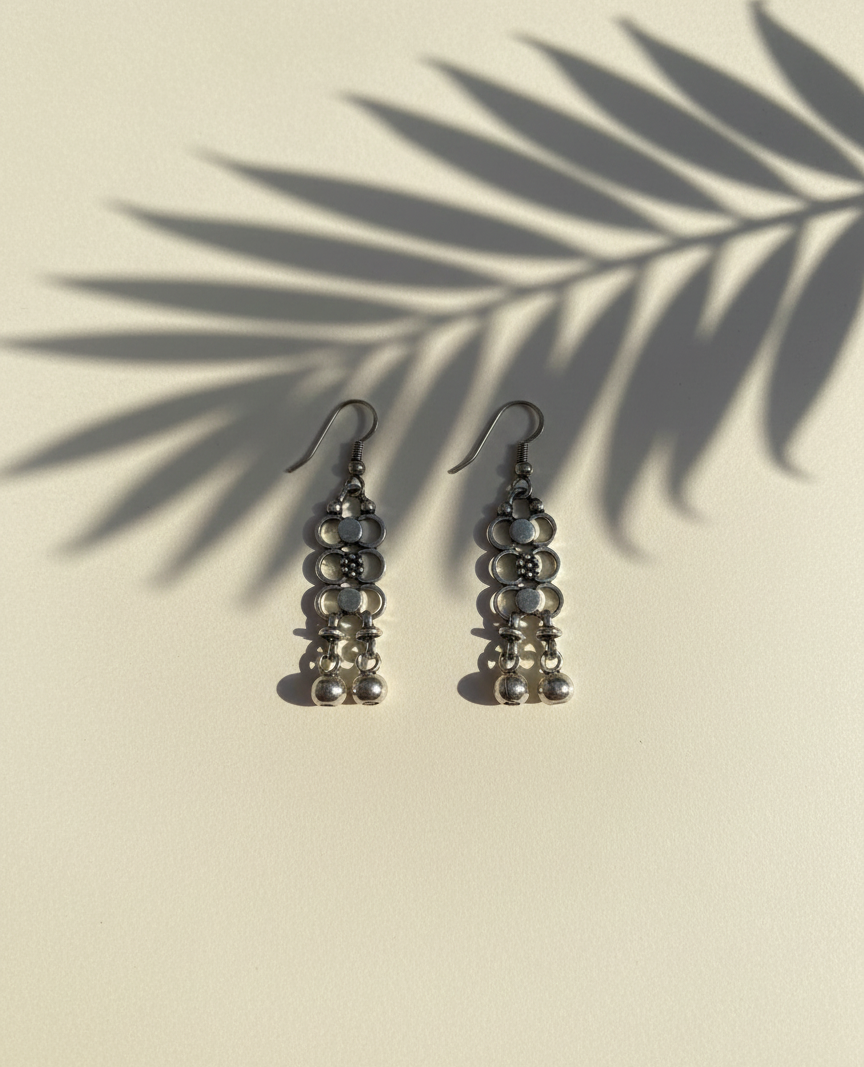 silver women earings