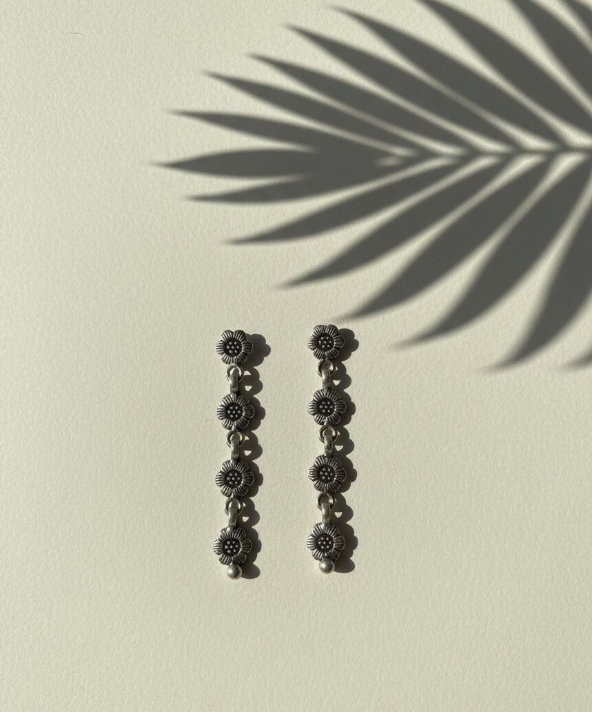 silver women earings