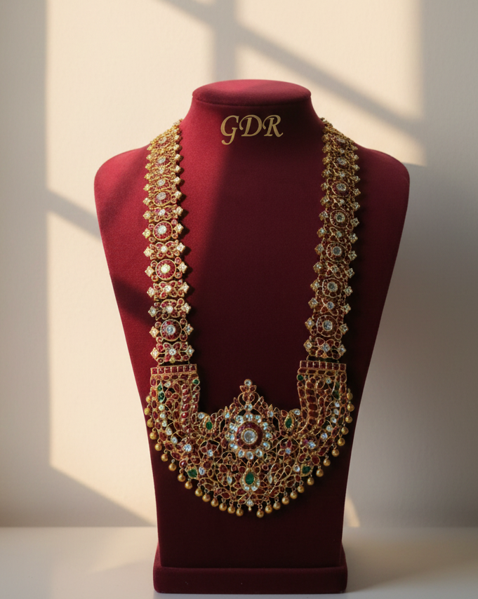 22k jadau kundan lond harra